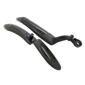 ETC Front Sus/Seatpost Rear Economic Mudguards Black