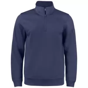 Clique Unisex Adult Basic Active Quarter Zip Sweatshirt (M) (Dark Navy)