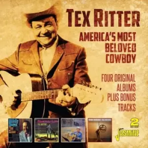 Americas Most Beloved Cowboy Four Original Albums Plus Bonus Tracks by Tex Ritter CD Album