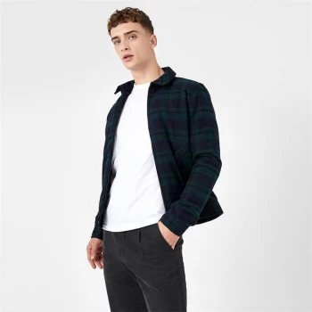 Jack Wills Yardsmore Tartan Harrington Jacket - Green Check