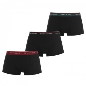 Tommy Bodywear 3 Pack Trunks - Blk/Botan/Rhub