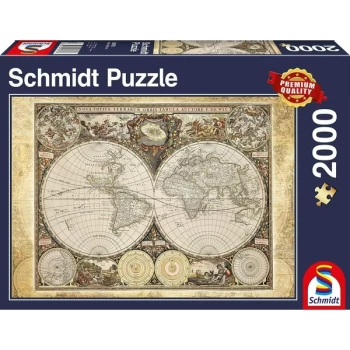 Historical Map of the World Jigsaw Puzzle - 2000 Pieces