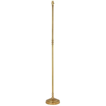 Interiors 1900Y138AB - 1 Light Floor Lamp Brass - Base Only, B22