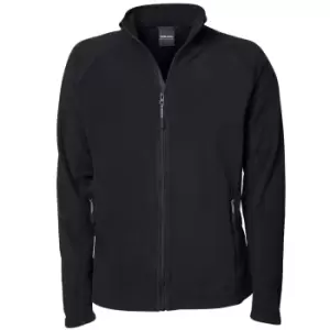 Tee Jays Mens Full Zip Active Lightweight Fleece Jacket (XL) (Black)