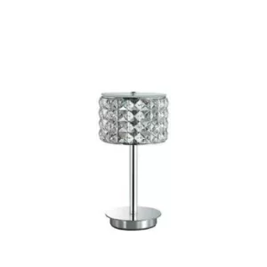 Roma 1 Light Table Lamp Chrome, G9