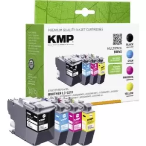 KMP Ink set replaced Brother LC-3219XL Compatible CMYK B58VX 1537,4005