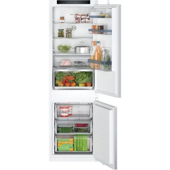 Bosch Serie 4 KIN86VSE0G Integrated 60/40 Frost Free Fridge Freezer with Slided-mounted Kit - White - E Rated