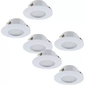 2 PACK 3 PACK Flush Ceiling Downlight White Round Spotlight 6W Built in LED