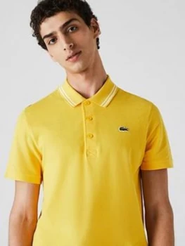 Lacoste Lacoste Sport Tipped Polo Shirt, Yellow, Size XL, Men