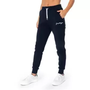 Hype Scribble Logo Womens Joggers - Blue