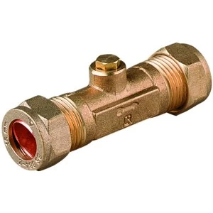 Wickes Brass Double Check Valve - 15mm