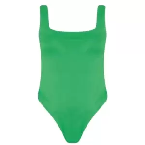 I Saw It First ISAWITFIRST Square Neck Bodysuit - Green