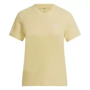 adidas Run It Running T-Shirt Womens - Yellow