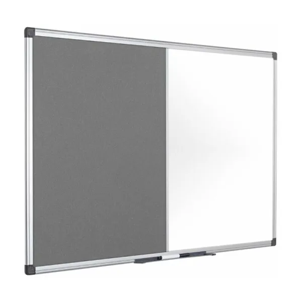 Maya Combination Boad Gey Felt/Magnetic Whiteboad Aluminium Fame 900x6 - Bi-office