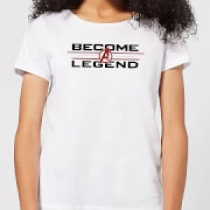 Avengers Endgame Become A Legend Womens T-Shirt - White - 5XL