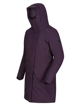 Regatta Yewbank Waterproof Insulated Jacket - Purple, Purple, Size 14, Women