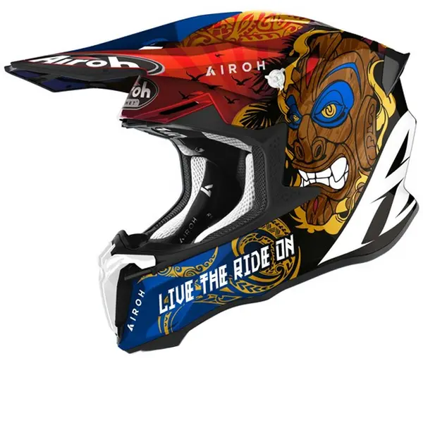 Airoh Twist 2.0 Tiki Gloss Helmet Offroad Helmet XS