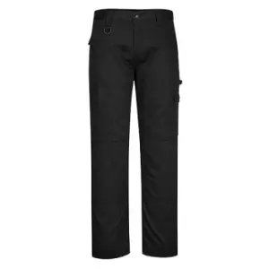 Portwest Mens Super Work Trousers (46R) (Black)