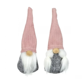 Gonks In Pink Hats (Set of 2)