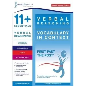 11+ Essentials Verbal Reasoning: Vocabulary in Context Level 2 Paperback / softback 2017