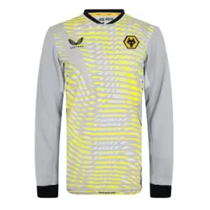 Castore Wolverhampton Wanderers Home Goalkeeper Shirt Mens - Silver