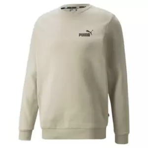 Puma Logo Crew Sweatshirt Mens - Grey