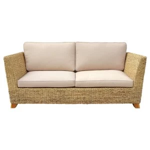 Charles Bentley Water Hyacinth 3 Seater Sofa