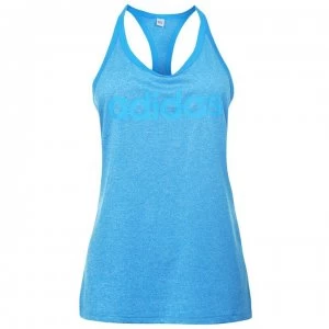 adidas Womens Hi5 Logo Climalite Tank Top - SHOCK CYAN