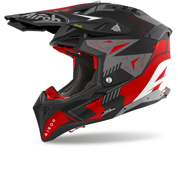 Airoh Aviator 3 Spin Red Matt Offroad Helmet XS