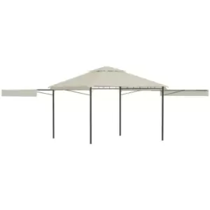 Vidaxl - Gazebo with Double Extended Roofs 3x3x2.75 m Cream 180 g/m² Cream