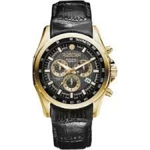 Mens Roamer 220837 48 55 02 Rockshell Mark III Black Dial Chronograph Wrist