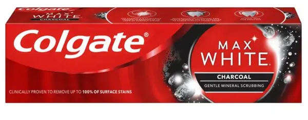 Colgate Max White Charcoal Whitening Toothpaste 75ml