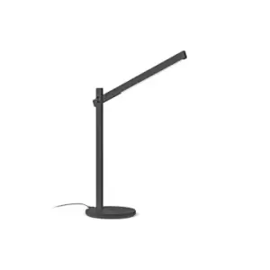 PIVOT Dimmable Integrated LED Table Lamp Black, In-Built Switch, 3000K