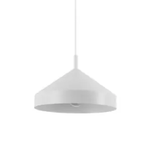 Yurta Dome Pendant Ceiling Light White 30cm