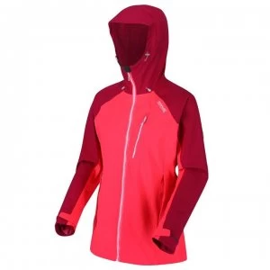 Regatta Womens Birchdale Waterproof Jacket - NeonPk/DkCer