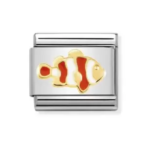 Nomination Classic Gold Clownfish Charm