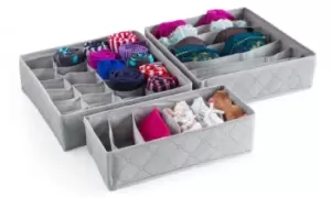 3 Pack Storage Drawer Organizer