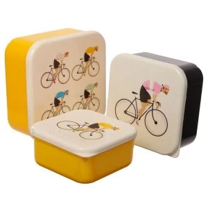 Set of 3 Lunch Boxes M/L/XL - Cycle Works Bicycle