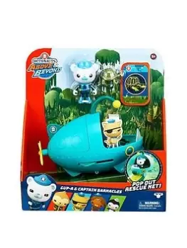 Octonauts Above & Beyond , Deluxe Toy Vehicle & Figure , Captain Barnacles & Gup A Adventure Pack , Recreate Octonauts Missions