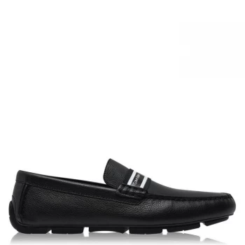 Calvin Klein Kashton Leather Driving Shoes - Black