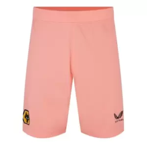 Castore Wolverhampton Third Goalkeeper Shorts 2022 2023 Adults - Pink