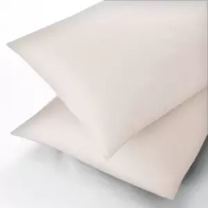 Sanderson 600 Thread Count Standard Pillowcase, Ivory