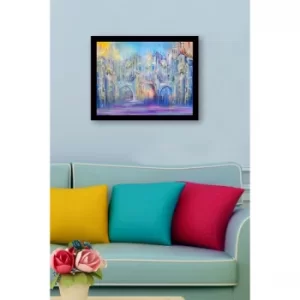 SC0760 Multicolor Decorative Framed MDF Painting