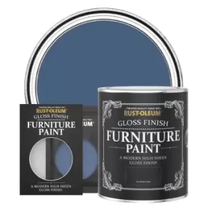 Rust-Oleum Gloss Furniture & Trim Paint - INK Blue - 750ml