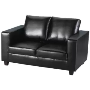 Seconique Tempo 2 Seater Sofa in Black