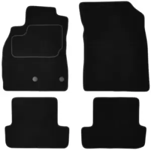 CUSTOPOL Floor mat set Quantity: 4 RNT360S RENAULT,MEGANE III Grandtour (KZ0/1),Megane III Schragheck (BZ0/1_),MEGANE III Coupe (DZ0/1_)