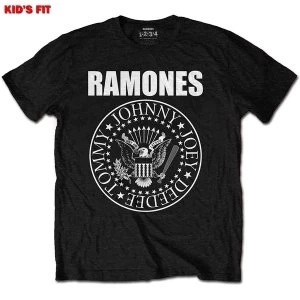 Ramones - Presidential Seal Kids 11 - 12 Years T-Shirt - Black