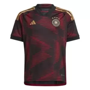 adidas Germany Away Shirt 2022/2023 Junior Boys - Black