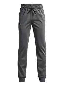 Under Armour Brawler 2.0 Tapered Pants Older Boys -Grey/Black, Grey/Black, Size S=7-8 Years