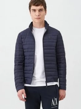 Armani Exchange Padded Down Jacket Navy Size L Men